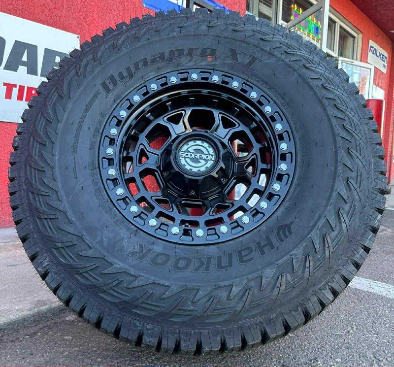 17" Scorpion Wheels Nomad 5x127 Jeep Tires 37 1250 17 Hankook XT LT 8ply Wheels And Tires New