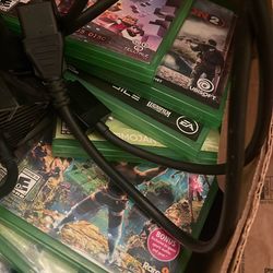 selling two xbox one ( for parts but the games come included with them )