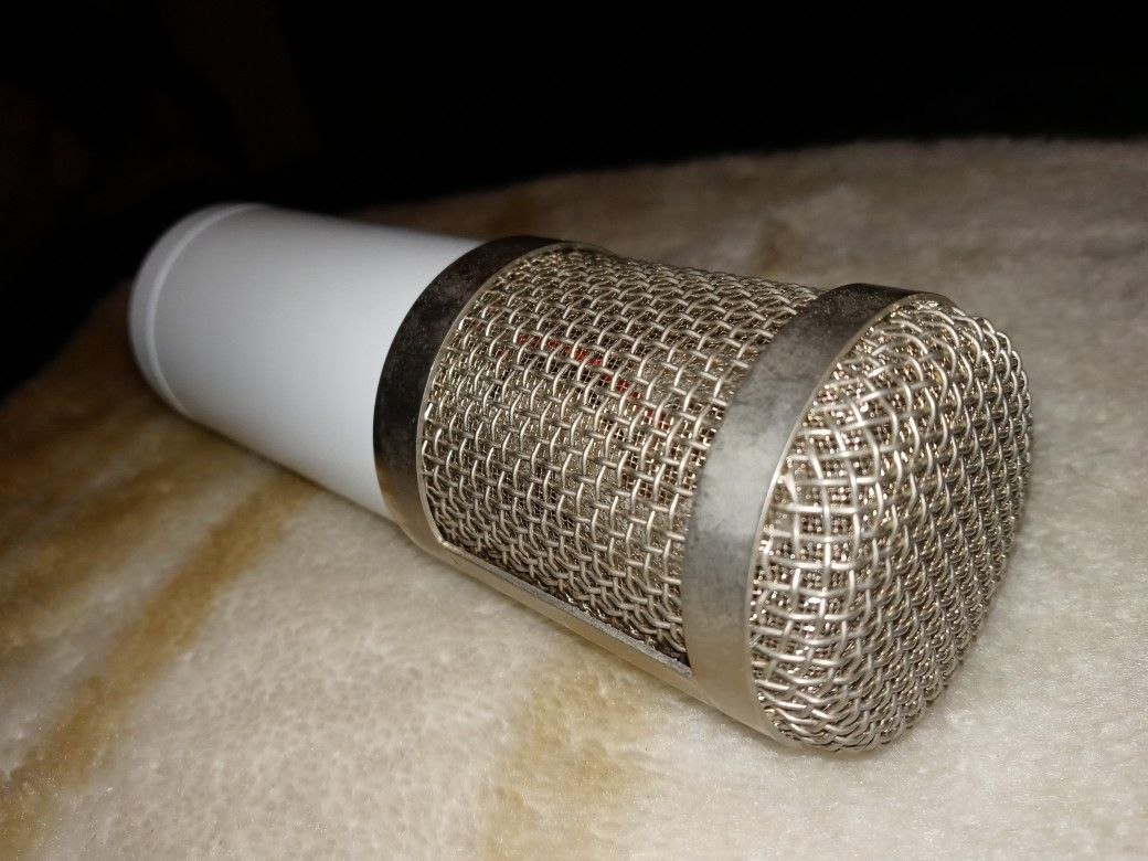 White Microphone Brand New