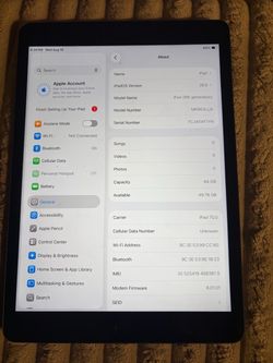 iPad 9th generation with cellular and case