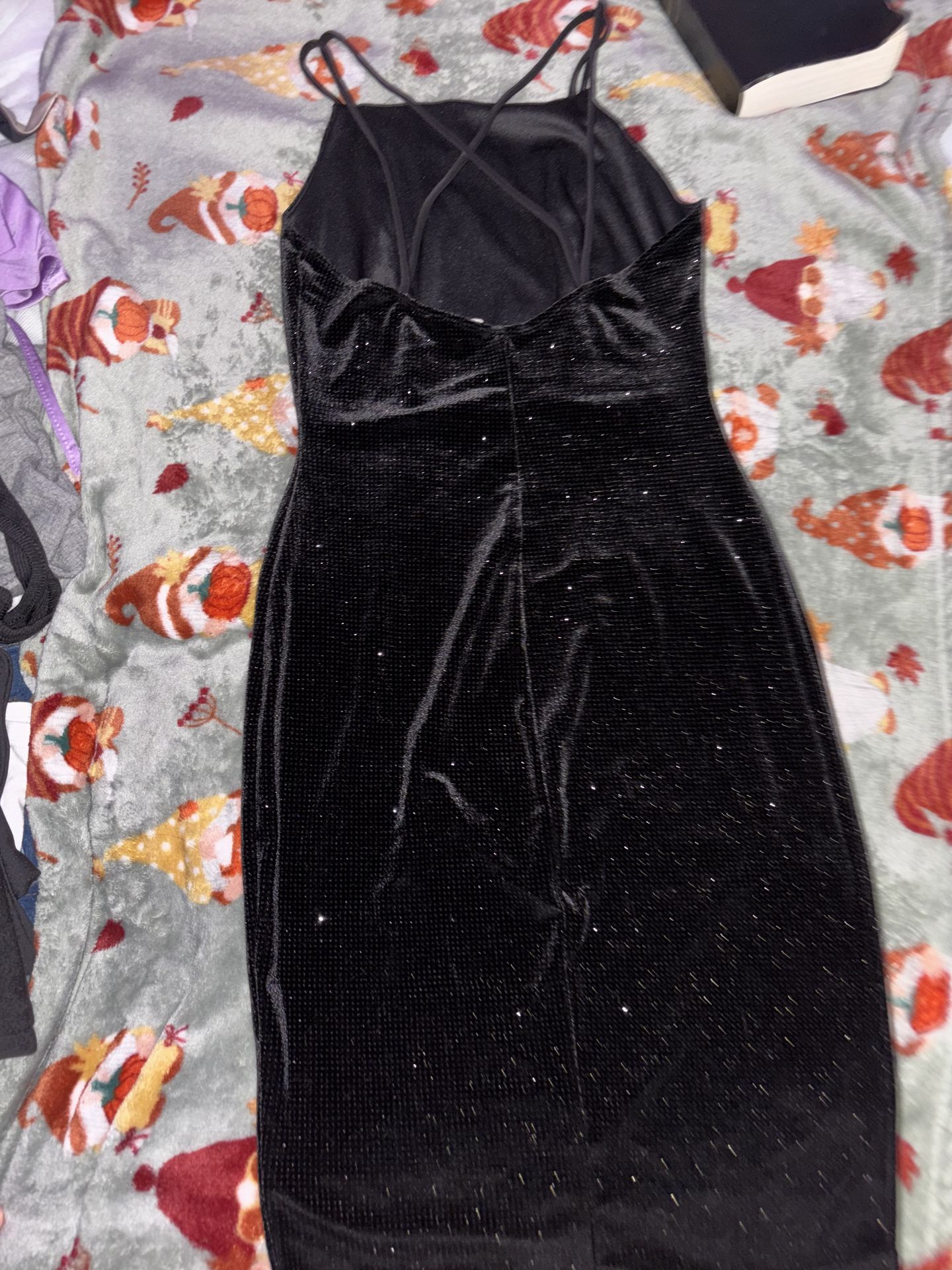 Black sparkling dress