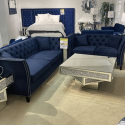 Blue Sectional 