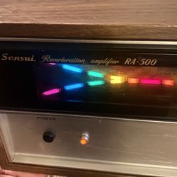 Vintage Sansui Ra-500 Reverberation Amplifier Excellent Condition