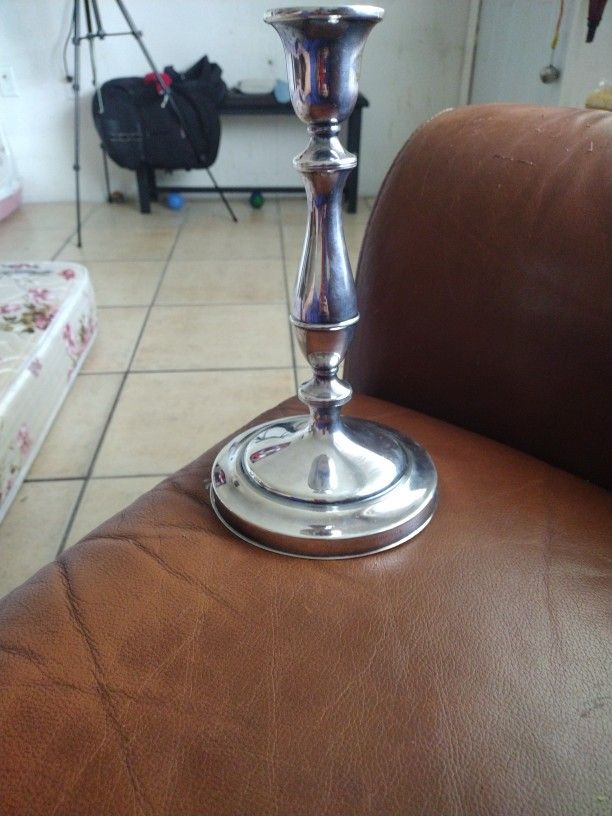 Silver E.P.G Candle Holder