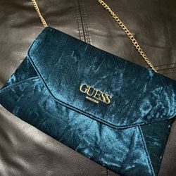 Guess Velvet Clutch