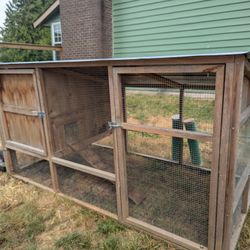 Cedar Chicken Coop Tractor 