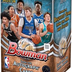 2025-26 Bowman Basketball - Factory Sealed Value Blaster Box IN HAND