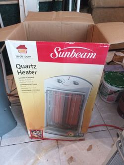 Sunbeam quartz heater