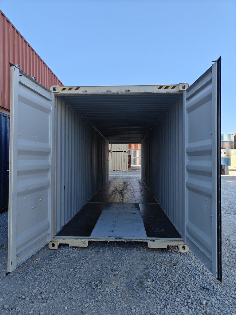 NEW 40HC Double Ended Door One Trip Shipping Containers For Sale 