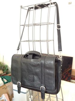 Leather Messenger/ Laptop Bag