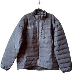 Kuiu Jacket Mens XXL Gray Puffer Coat Elements Hunting Insulated Logo