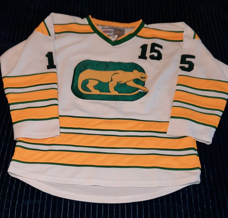 Vintage Eric Nesterenko Chicago Cougars Jersey Size 56