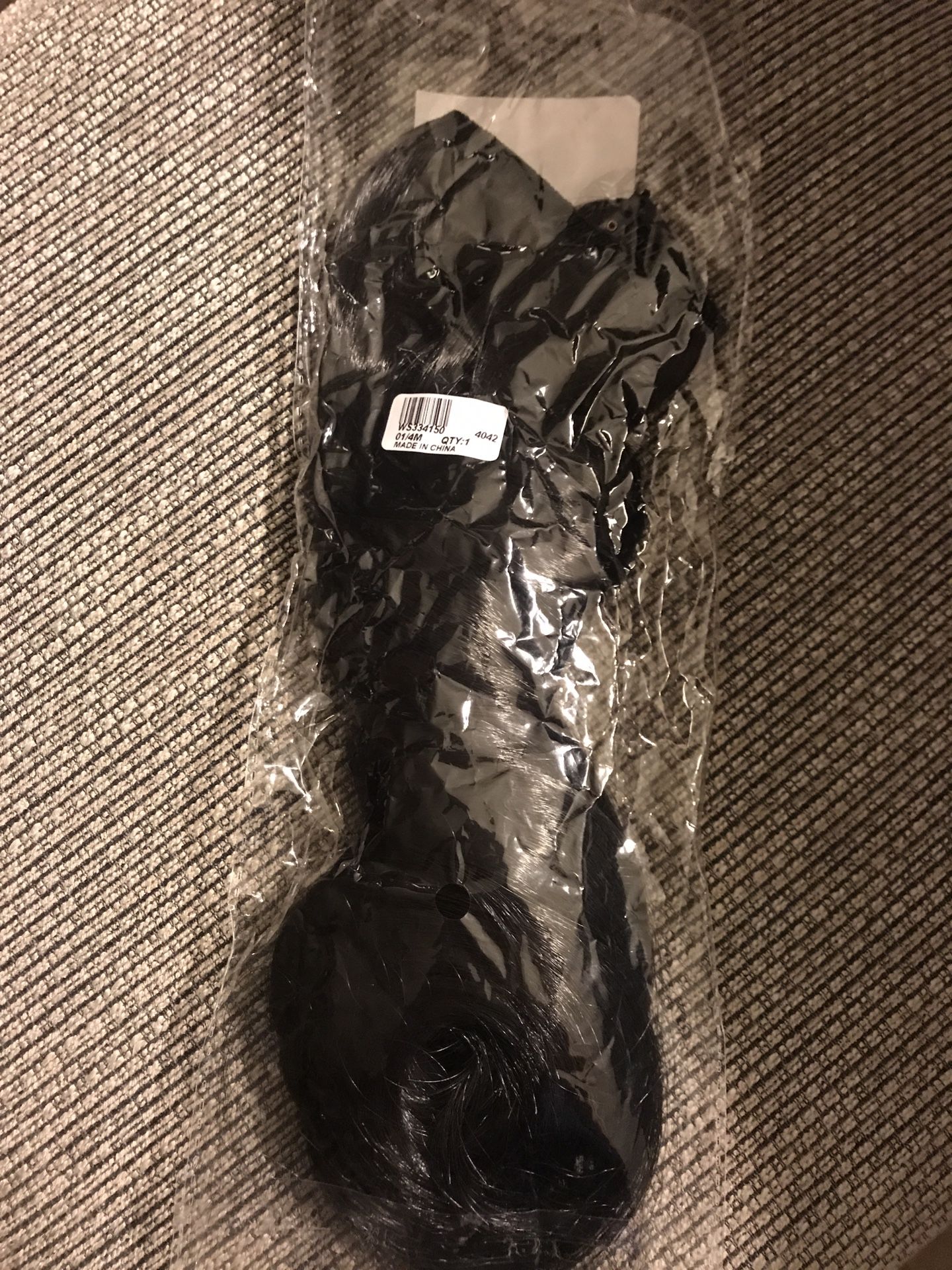 Black hair extension