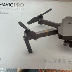 DJI Mavic Pro Platinum Bundle 3 Batteries And Spare Parts 