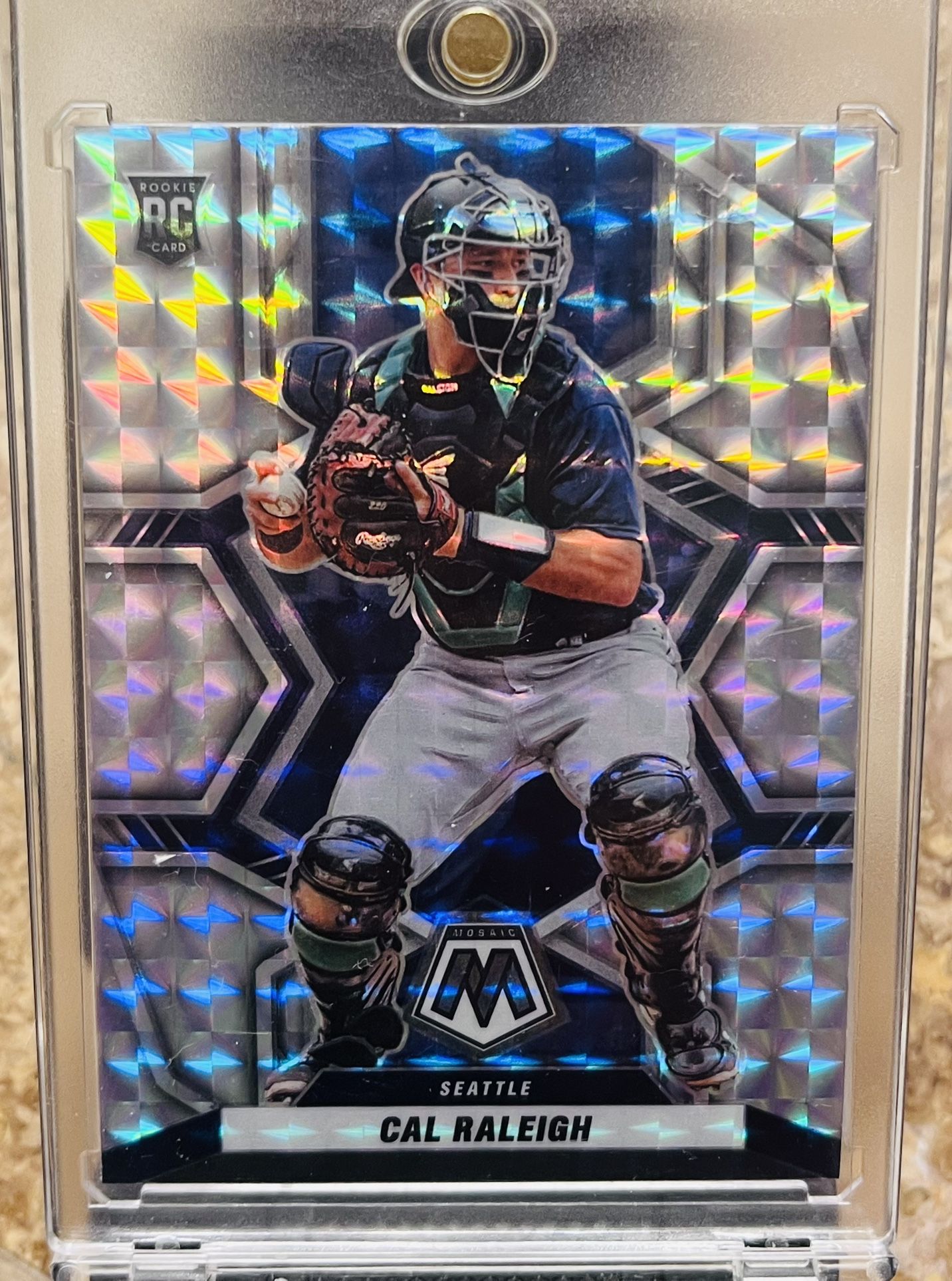 Cal Raleigh Rookie Mosaic Prizm Refractor