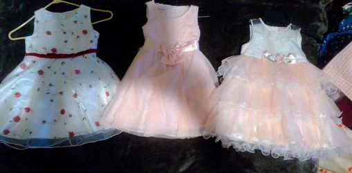 Lot of 3 Girls Formal Party Dresses