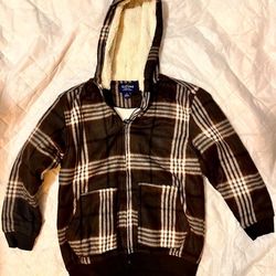 Fur hoodie Coat - SIZE 14 
