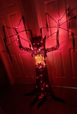Light Up Haunted Spooky Willow Tree 5'