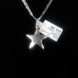 925 Sterling silver Charm And Chain 