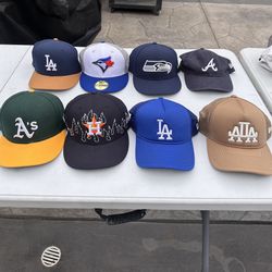 New Era MLB And NFL Hats Dodgers, Astros , Athletics 