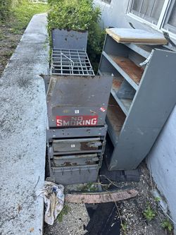 Inside storage shelves for work, vans