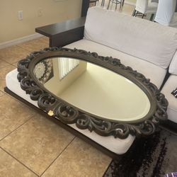 Large Big Antique Mirror 