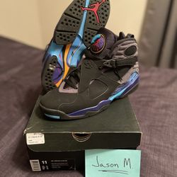 Jordan 8 Aqua (worn 1x )