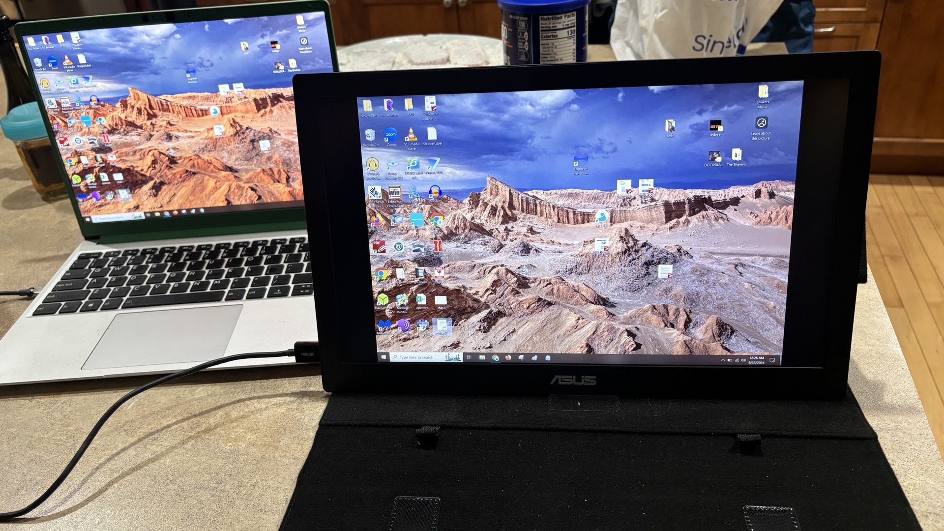 Asus MB169B+ External 15.6” Monitor For Laptop Or Tablet