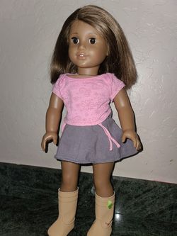 American Girl doll and chair/bed