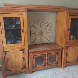 Wood Entertainment Center