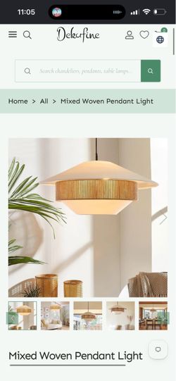 Dekorfine pendant light