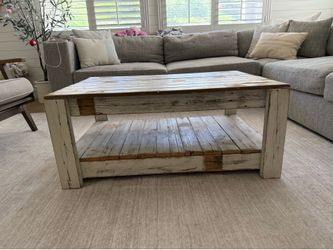 Reclaimed wood coffee table