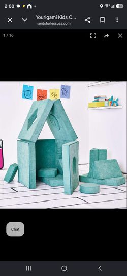 Yourigami Folding Convertible Kids Play Couch
