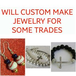 New Bracelets rosaries necklaces earrings