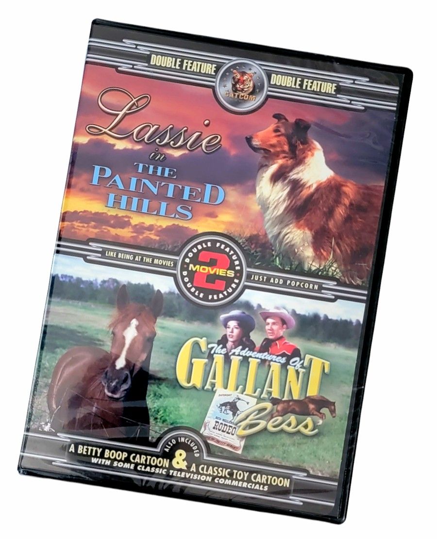 Lassie in The Painted Hills and The Adventures of Gallant Bess DVD New Sealed