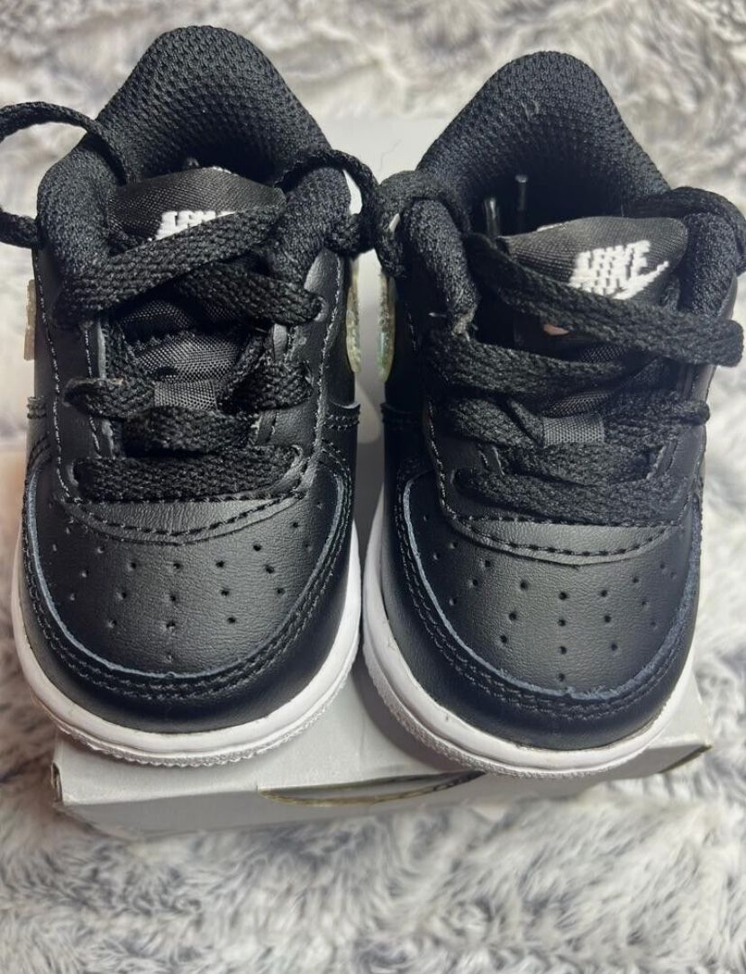 Kids Nike Air Force 1 LV8SIZE5cDigital Swoosh - Black' CW1582-002 TALLA 2C