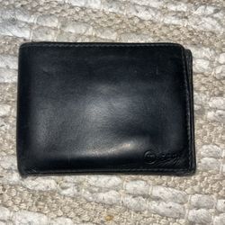 T tech Wallet Black Leather 