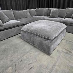 DEEP GREY BRAND NEW MODULAR SECTIONAL SAME DAY DELIVERY 