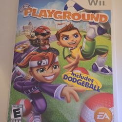 Playground Nintendo Wii Game Family Party Sports Mini Games CIB Complete