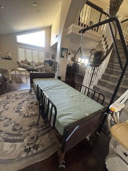 Electric Hospital Bed + Patient Lift Excellent Condition
