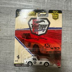 2026 Hot Wheels Premium Ferrari 250 GTO Car Culture Vintage Racing Car 4/5 New