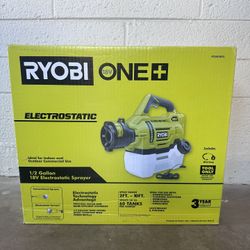 NEW RYOBI ONE+ 18V Cordless Electrostatic 0.5 Gal Sprayer – Tool Only (P2809BTL)
