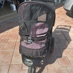 Pet Gear No-Zip NV Pet Stroller for Cats/Dogs, Zipperless Entry, Easy One-Hand Fold, Gel-Filled Tires, Plush Pad + Weather Cover Included, 