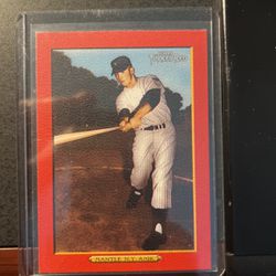 RARE—Mantle  ‘06 Topps Turkey Red “Red Border”