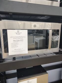 $229 (MSRP $569)(LIMITED TIME OFFER FREE DELIVERY Within 20 Miles) GE Over-the-Range Microwave