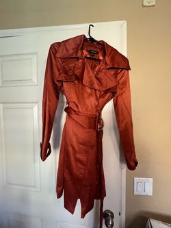Bebe Satin Trench coat
