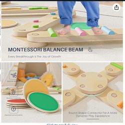 BlueWood Kids Balance Beam Gym Toy – E12