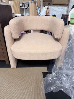 Modern Boucle Upholstery Accent Chair for Living Room