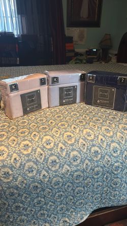 Hotel Collection 6 Piece Solid Sheet Set