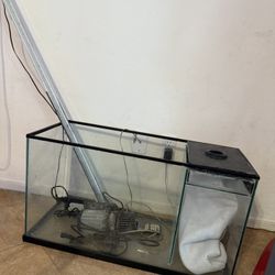 Fish Tank Sump, Light, And Return Pump 